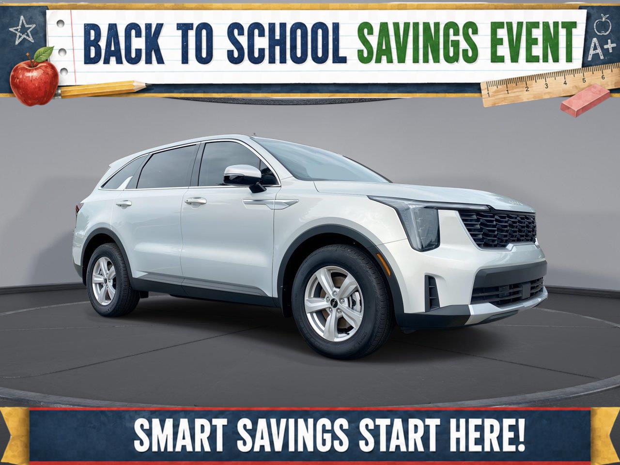 White (Ivory Silver) 2026 Kia Sorento SUV / Crossover Front-Wheel Drive 8-Speed Automatic