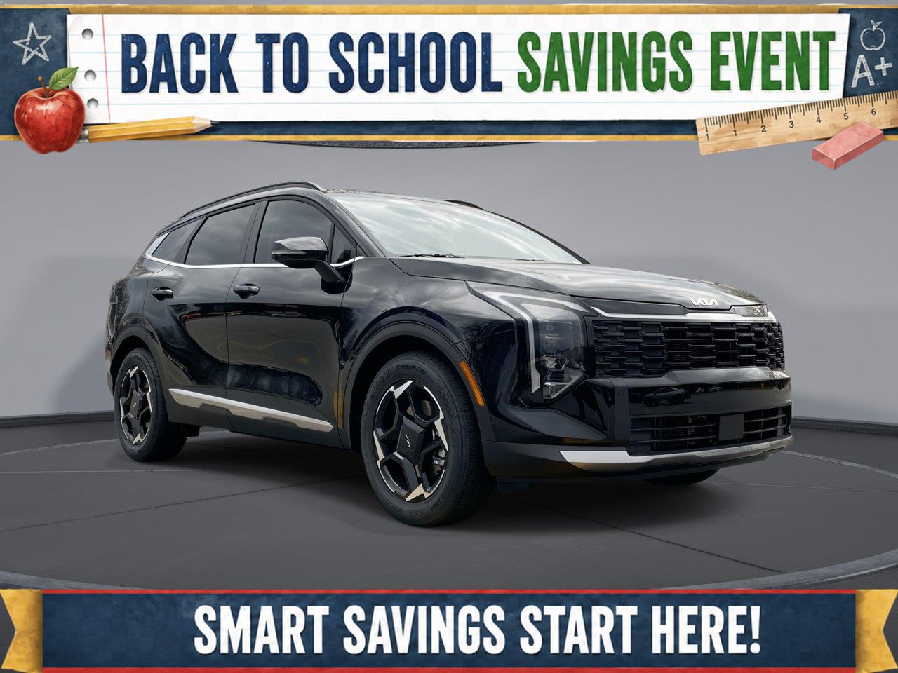 Ebony Black 2026 Kia Sportage SUV / Crossover Front-Wheel Drive 8-Speed Automatic