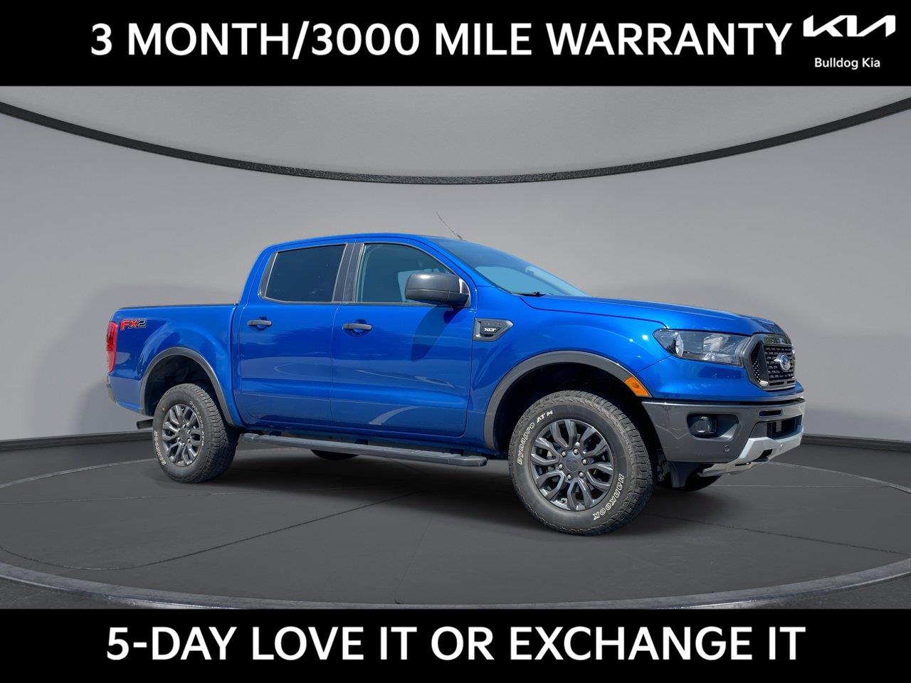 Lightning Blue 2020 Ford Ranger Pickup Truck 4X2 Automatic