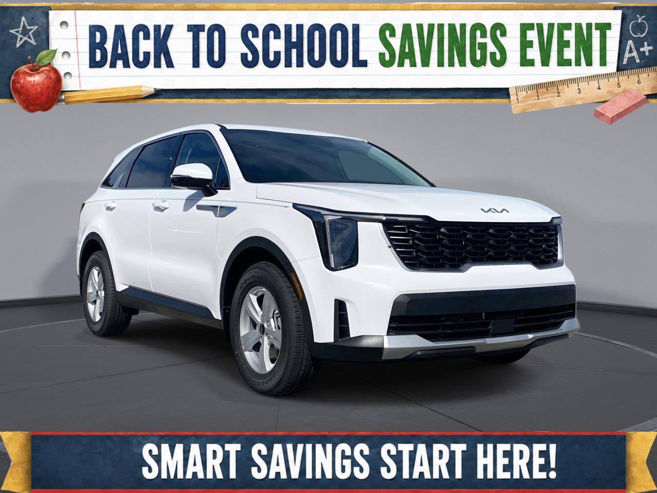 Glacial White Pearl 2026 Kia Sorento SUV / Crossover Front-Wheel Drive 8-Speed Automatic