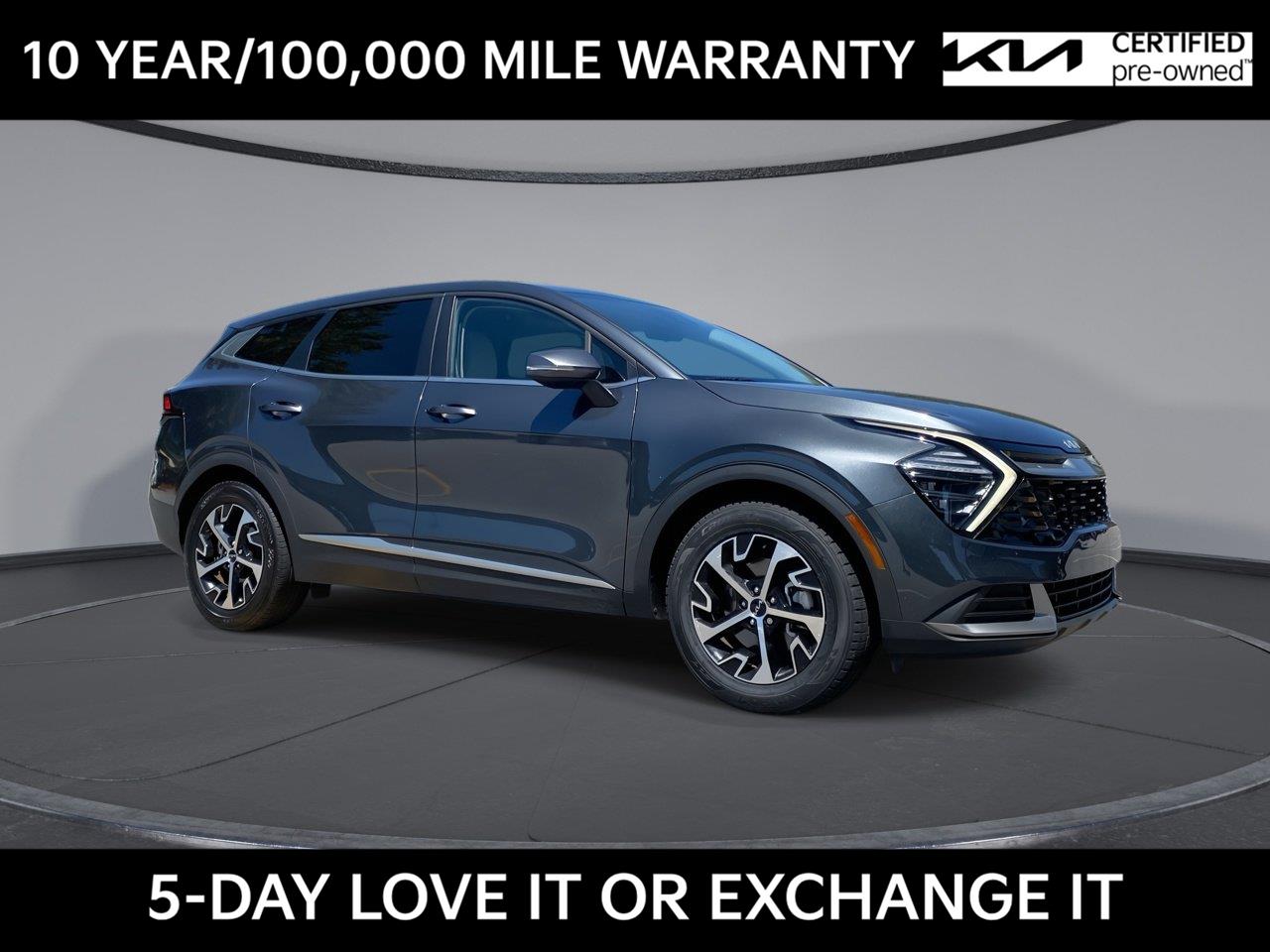 Gravity Gray 2024 Kia Sportage SUV / Crossover Front-Wheel Drive 8-Speed Automatic