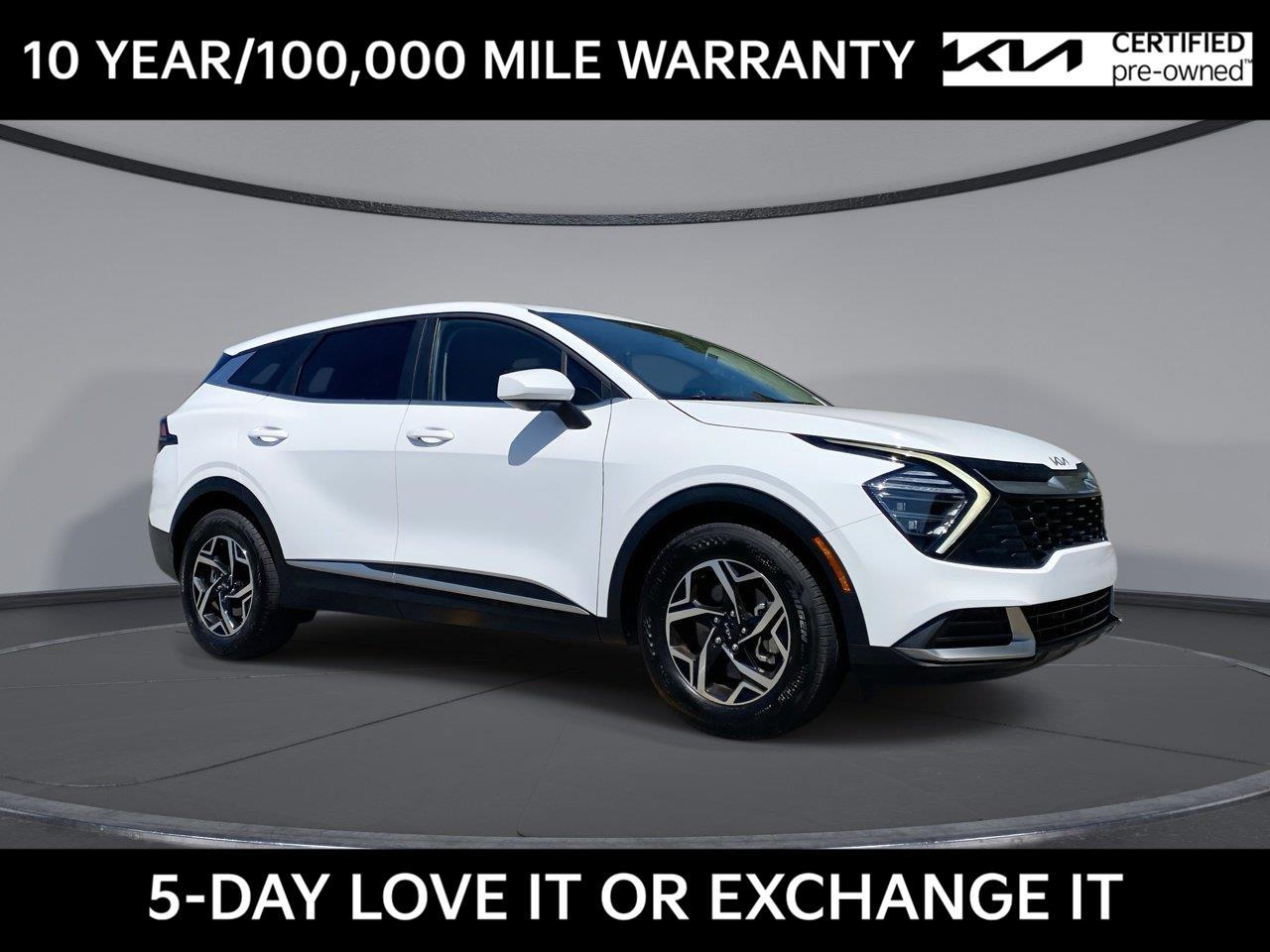 Glacial White Pearl 2025 Kia Sportage SUV / Crossover Front-Wheel Drive 8-Speed Automatic