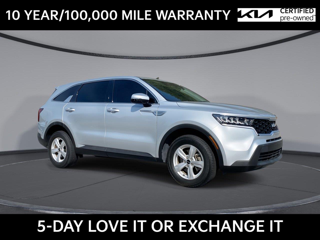 Sparkling Silver 2022 Kia Sorento SUV / Crossover All-Wheel Drive 8-Speed Automatic