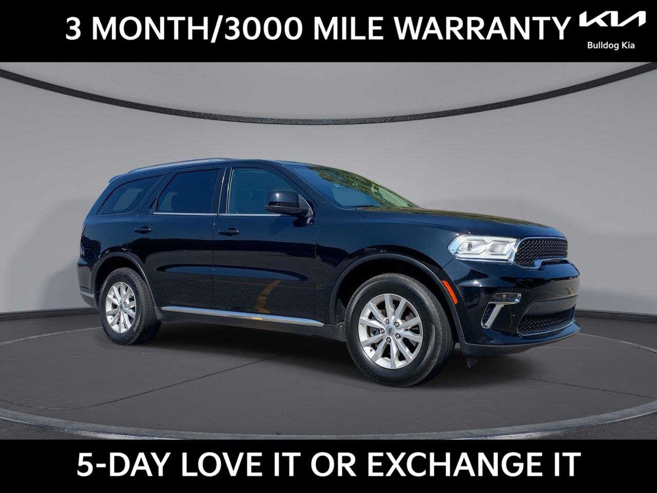 DB Black Clearcoat 2021 Dodge Durango SUV / Crossover All-Wheel Drive 8-Speed Automatic