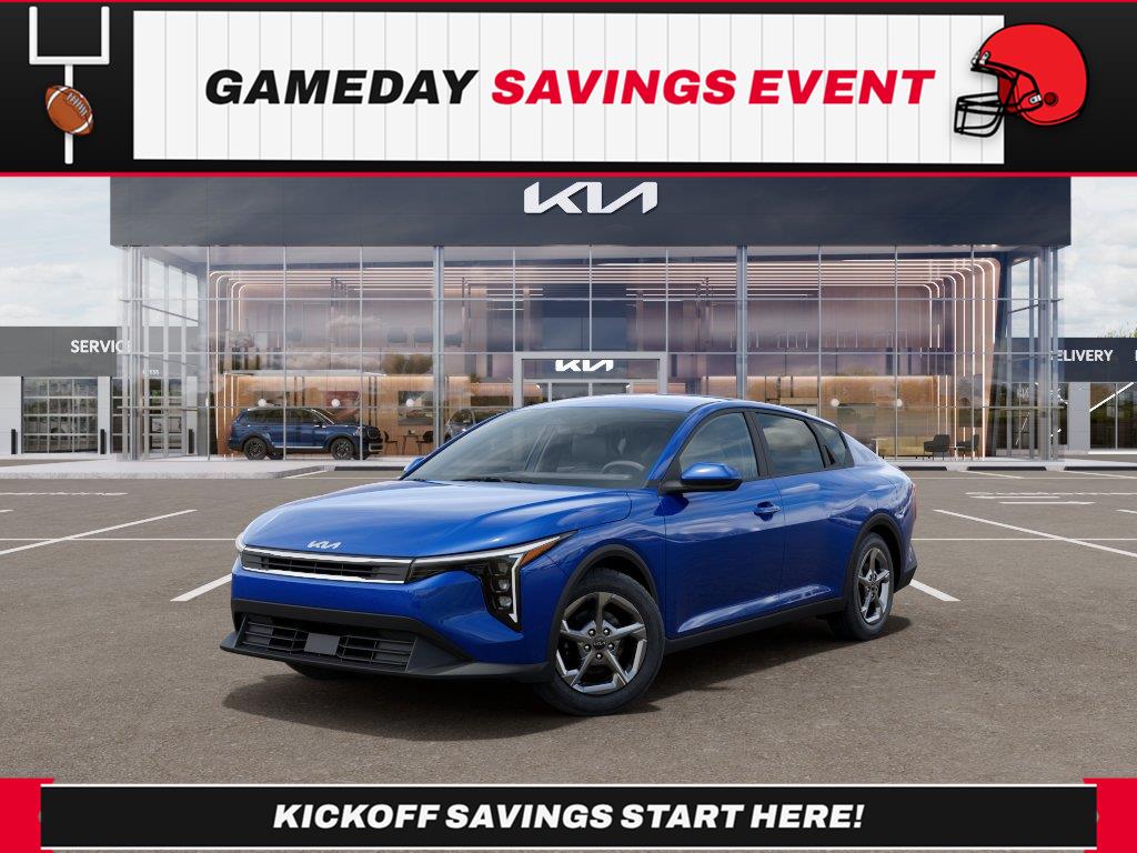 Deep Sea Blue 2026 Kia K4 Sedan Front-Wheel Drive Continuously Variable Transmission