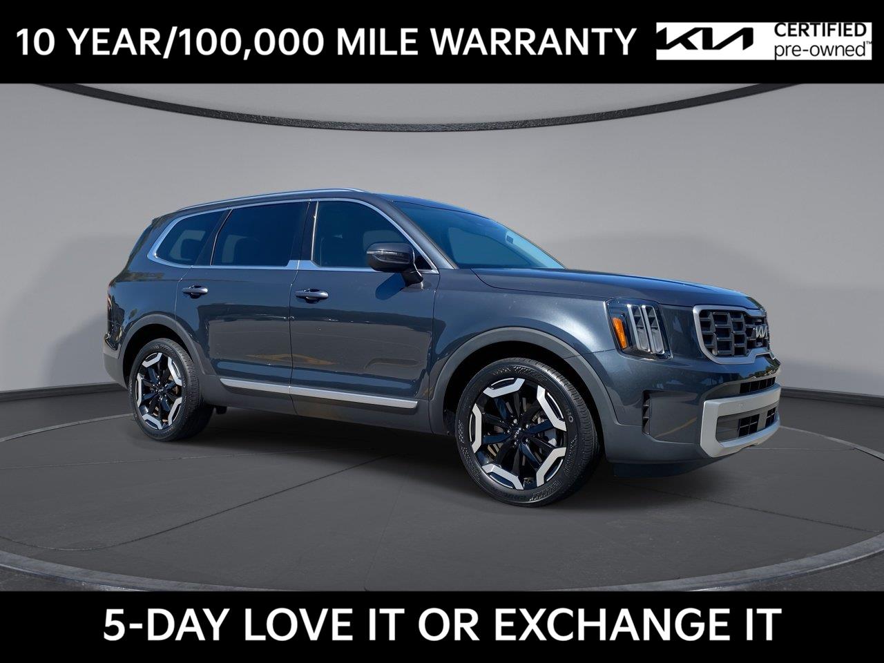 Gravity Gray 2024 Kia Telluride SUV / Crossover Front-Wheel Drive 8-Speed Automatic