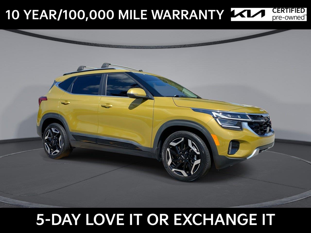 Valais Green 2024 Kia Seltos SUV / Crossover All-Wheel Drive 8-Speed Automatic