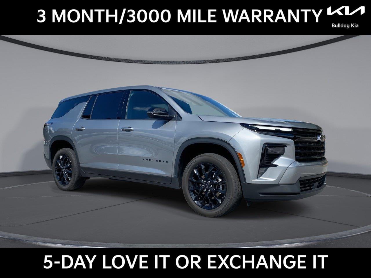 Sterling Gray Metallic 2024 Chevrolet Traverse SUV / Crossover Front-Wheel Drive 8-Speed Automatic