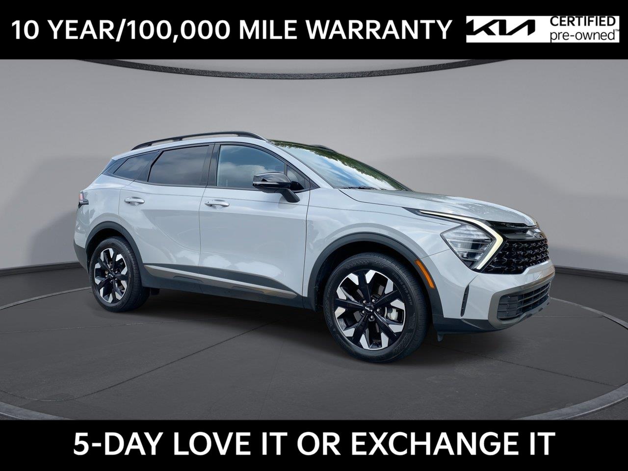 Wolf Gray 2024 Kia Sportage SUV / Crossover All-Wheel Drive Automatic