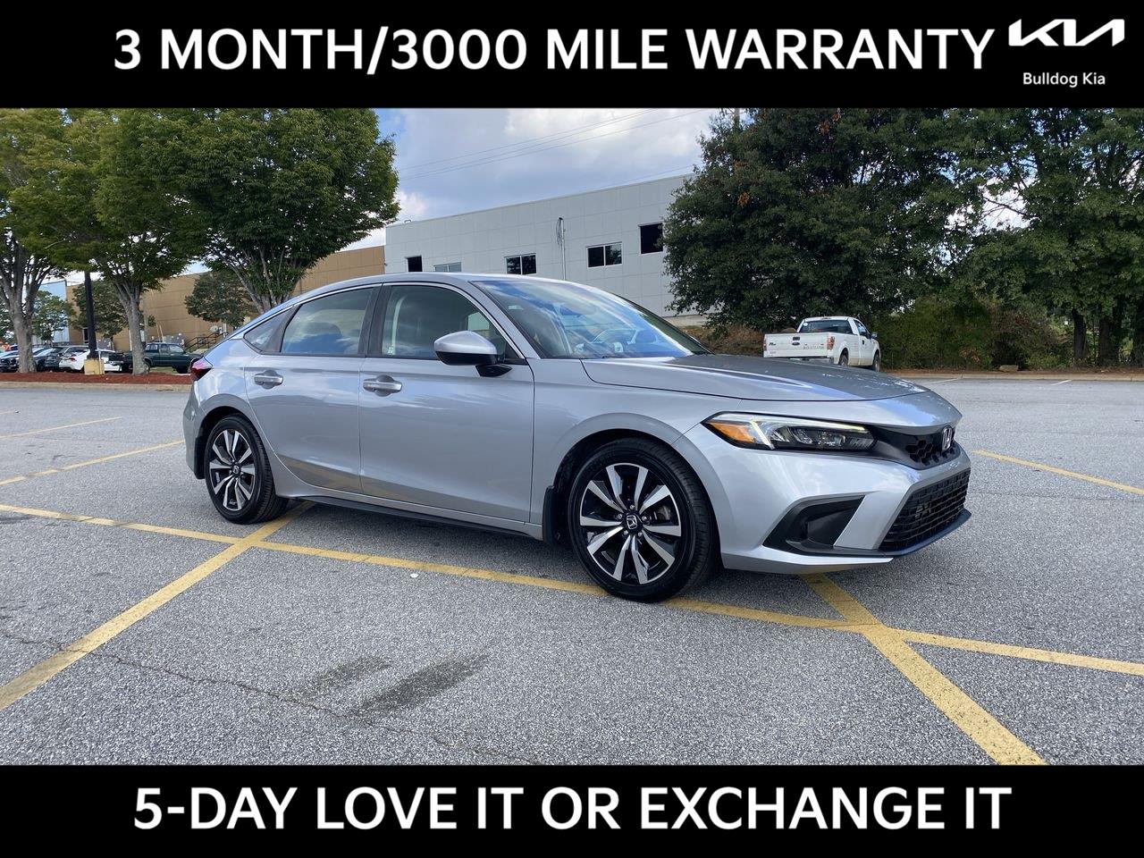 Lunar Silver Metallic 2023 Honda Civic Hatchback Hatchback Front-Wheel Drive Continuously Variable Transmission