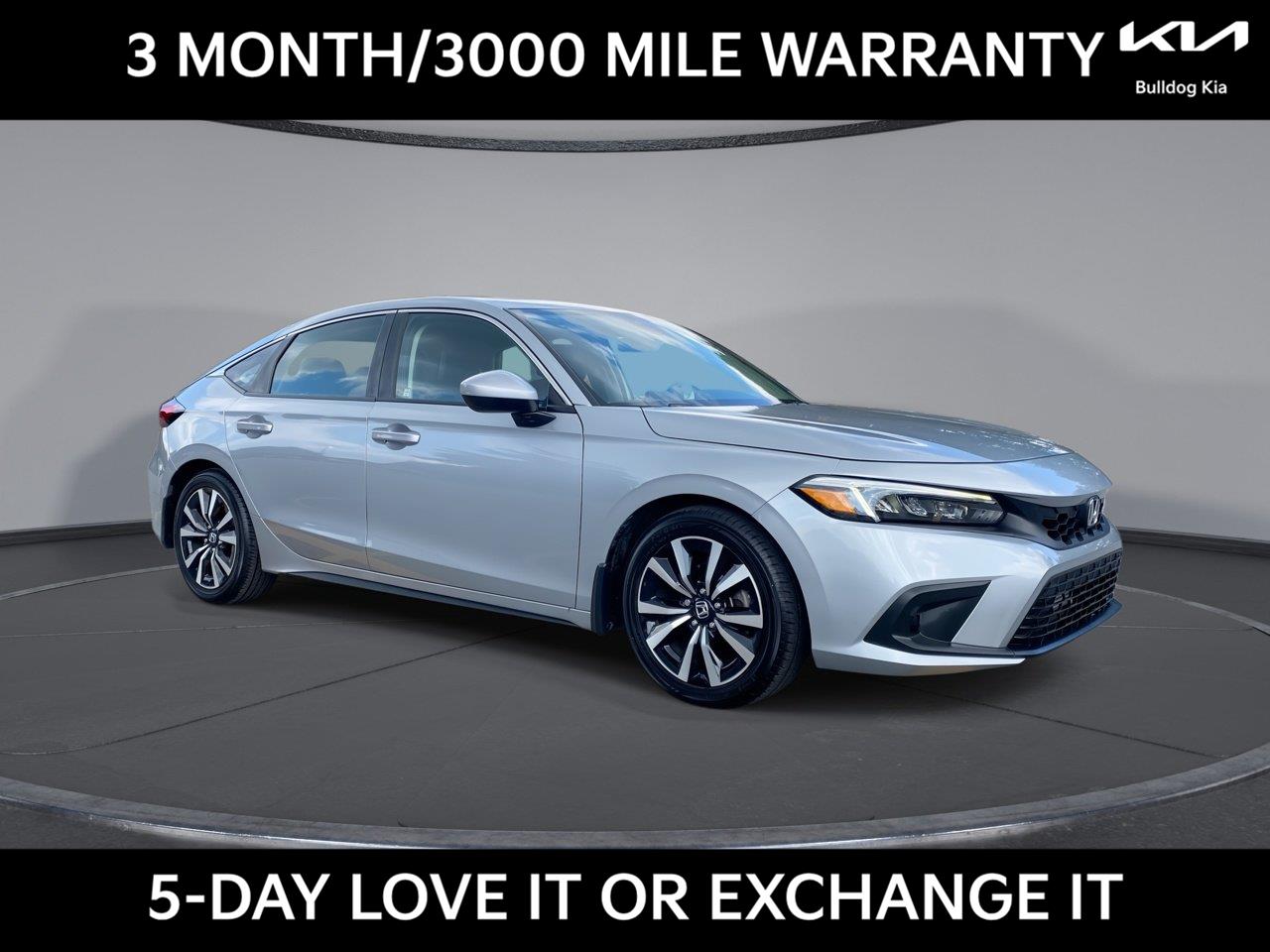 Lunar Silver Metallic 2023 Honda Civic Hatchback Hatchback Front-Wheel Drive Continuously Variable Transmission