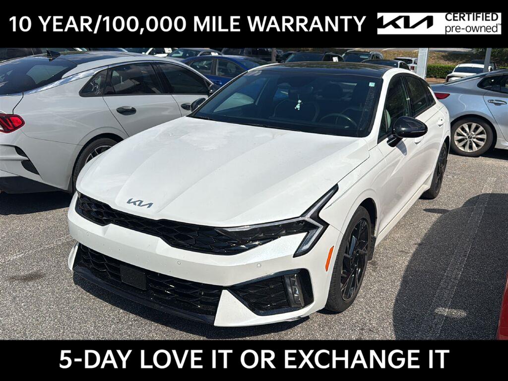 Snow White Pearl 2025 Kia K5 Sedan Front-Wheel Drive Automatic