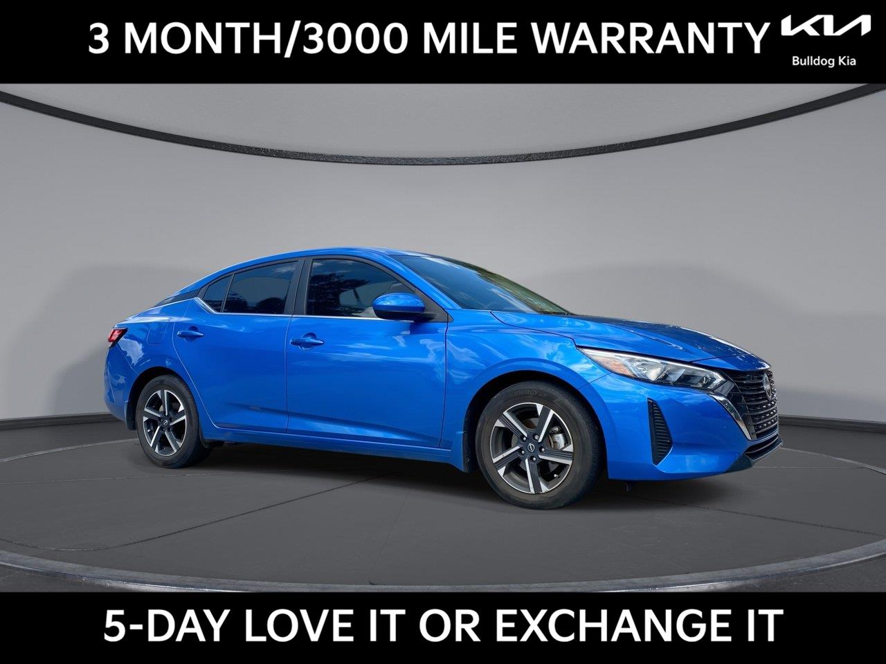 Electric Blue Metallic 2024 Nissan Sentra Sedan Front-Wheel Drive Continuously Variable Transmission