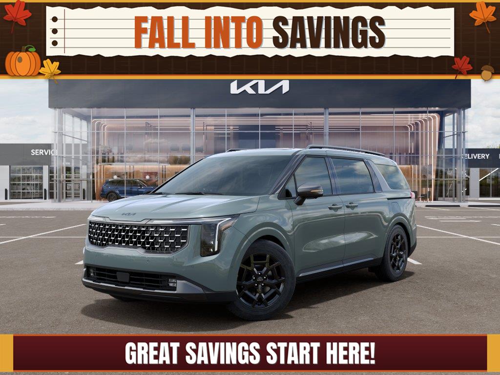 Iceberg Green 2027 Kia Carnival Hybrid Minivan Front-Wheel Drive Automatic