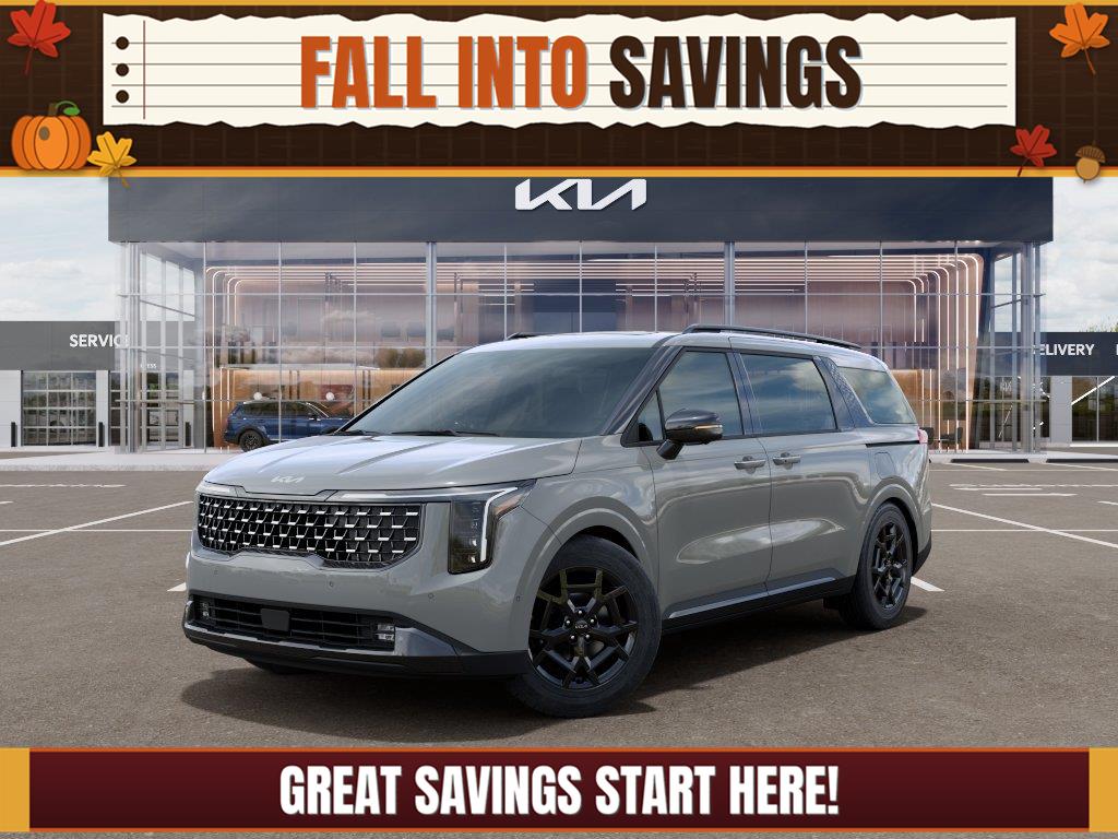 Ceramic Silver 2026 Kia Carnival Minivan Front-Wheel Drive 8-Speed Automatic