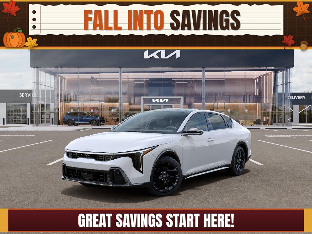 Snow White Pearl 2026 Kia K4 Sedan Front-Wheel Drive Automatic