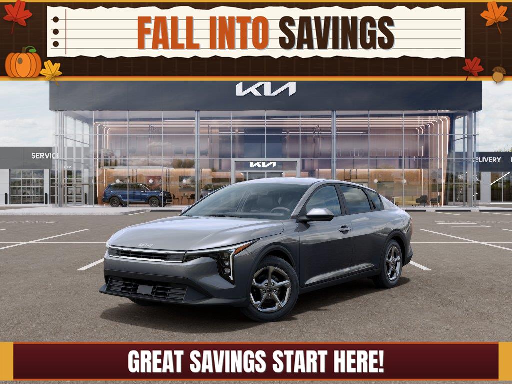 Steel Gray 2026 Kia K4 Sedan Front-Wheel Drive Continuously Variable Transmission