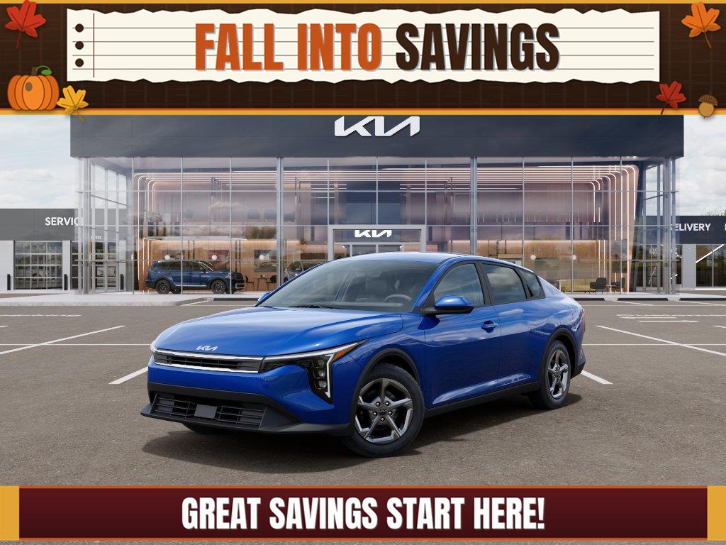 Deep Sea Blue 2026 Kia K4 Sedan Front-Wheel Drive Continuously Variable Transmission