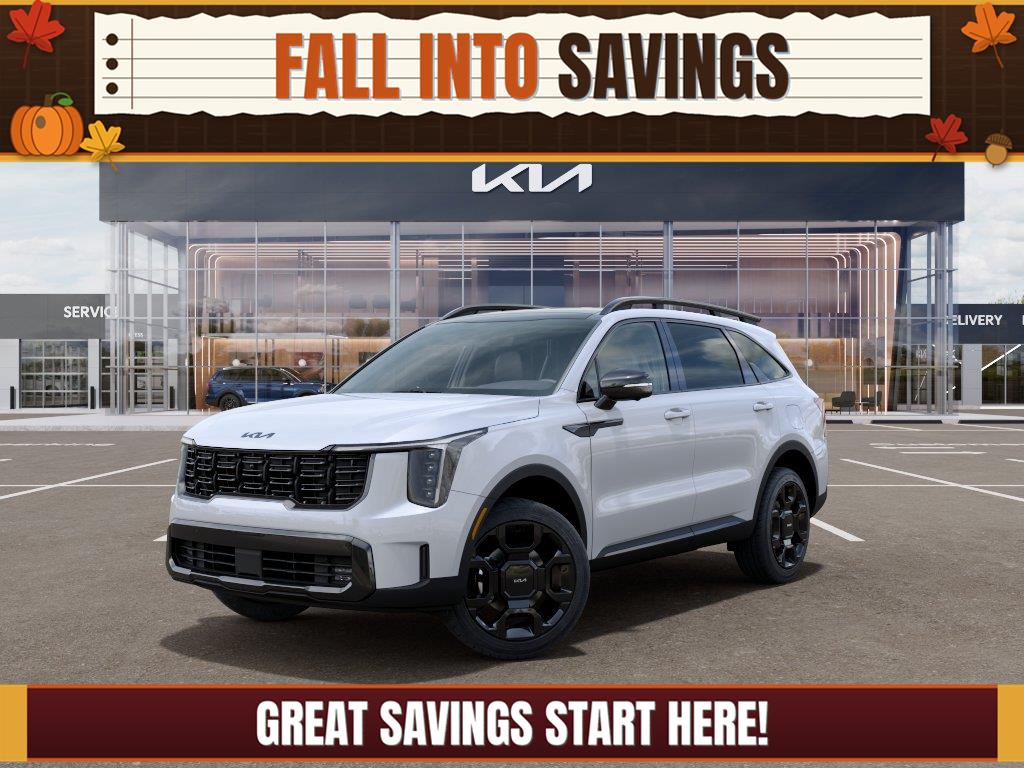 Glacial White Pearl 2026 Kia Sorento SUV / Crossover All-Wheel Drive 8-Speed Automatic