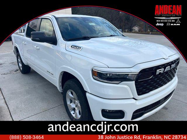 Bright White Clearcoat 2026 RAM 1500 Lone Star Crew Cab 4WD Pickup Truck Four-Wheel Drive 8-Speed Automatic