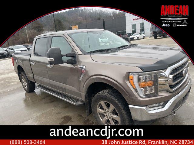 Stone Gray 2021 Ford F-150 XLT SuperCrew 4WD Pickup Truck Four-Wheel Drive Automatic