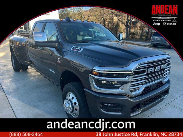 Gray (Granite Crystal Metallic Clearcoat) 2026 RAM 3500 Laramie Crew Cab LB DRW 4WD Pickup Truck Four-Wheel Drive 8-Speed Automatic