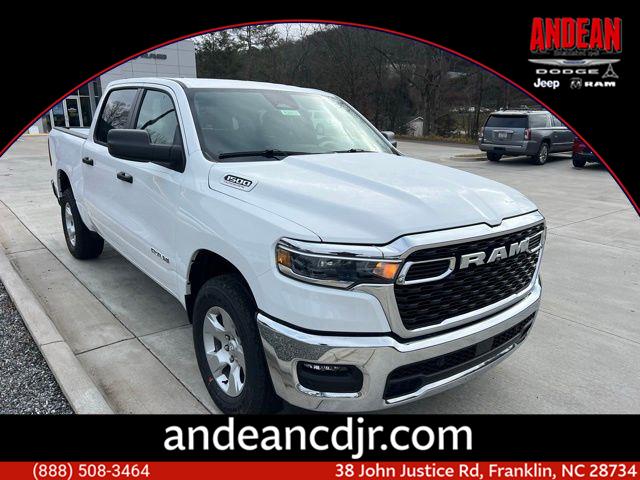 Bright White Clearcoat 2026 RAM 1500 Lone Star Crew Cab 4WD Pickup Truck Four-Wheel Drive 8-Speed Automatic