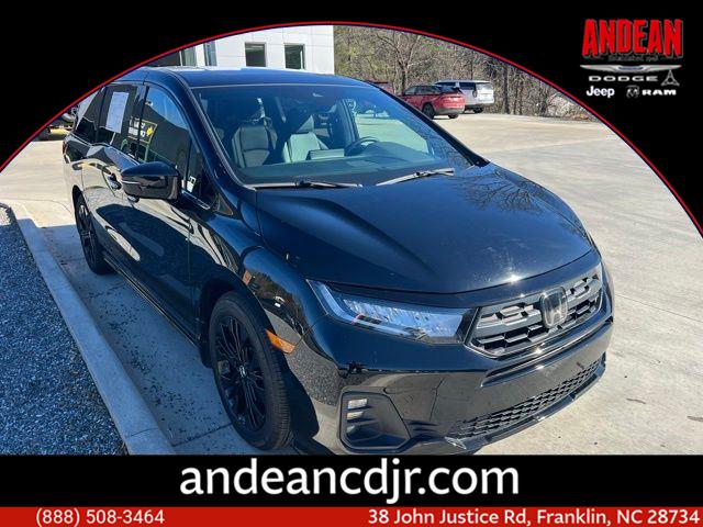 Crystal Black Pearl 2025 Honda Odyssey Sport-L FWD Minivan Front-Wheel Drive Automatic