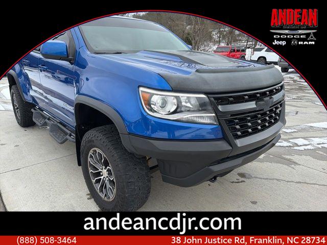 Kinetic Blue Metallic 2019 Chevrolet Colorado ZR2 Crew Cab 4WD Pickup Truck Four-Wheel Drive 8-Speed Automatic