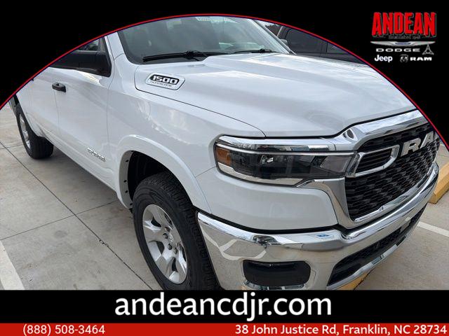 Bright White Clearcoat 2026 RAM 1500 Big Horn Crew Cab 4WD Pickup Truck Four-Wheel Drive 8-Speed Automatic