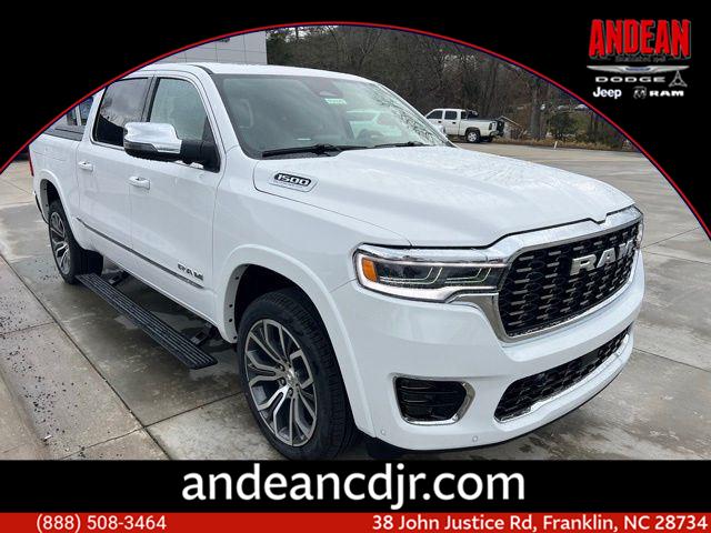 Bright White Clearcoat 2026 RAM 1500 Tungsten Crew Cab 4WD Pickup Truck Four-Wheel Drive 8-Speed Automatic