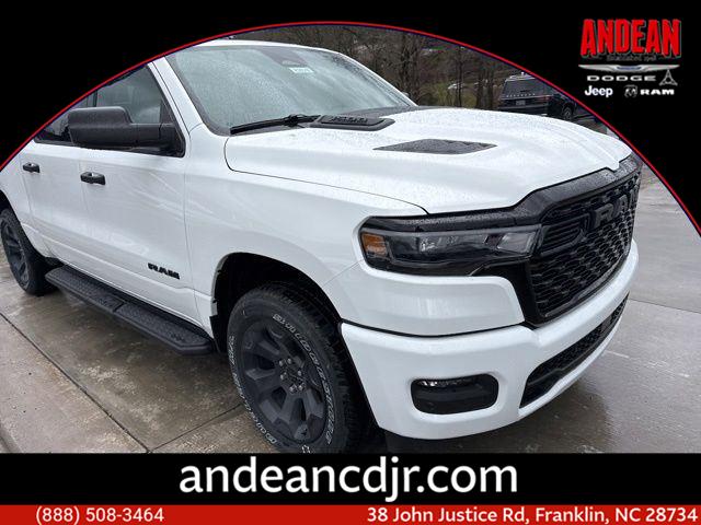 Bright White Clearcoat 2026 RAM 1500 Express Crew Cab 4WD Pickup Truck Four-Wheel Drive 8-Speed Automatic