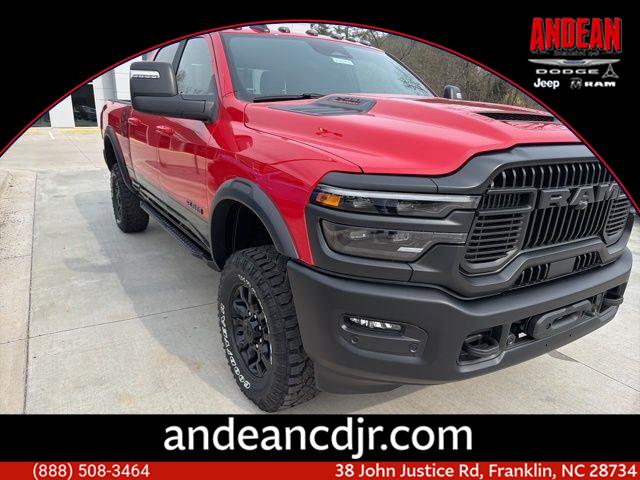 Flame Red Clearcoat 2026 RAM 2500 Power Wagon Crew Cab 4WD Pickup Truck Four-Wheel Drive 8-Speed Automatic