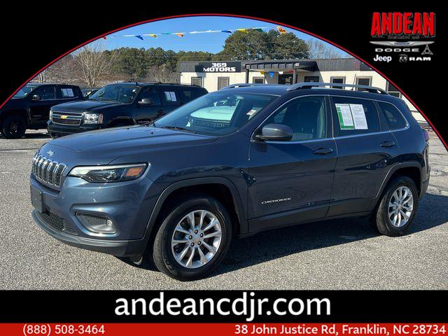 Blue Shade Pearlcoat 2019 Jeep Cherokee Latitude 4WD SUV / Crossover Four-Wheel Drive 9-Speed Automatic