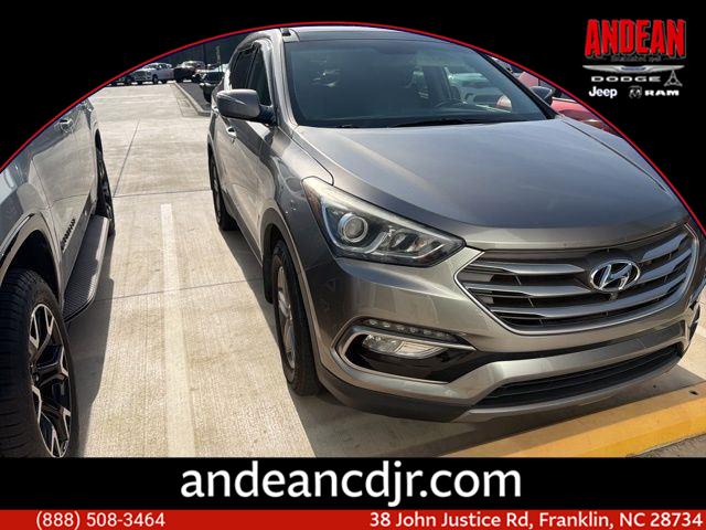 Mineral Gray 2018 Hyundai Santa Fe Sport 2.4L AWD SUV / Crossover All-Wheel Drive Automatic