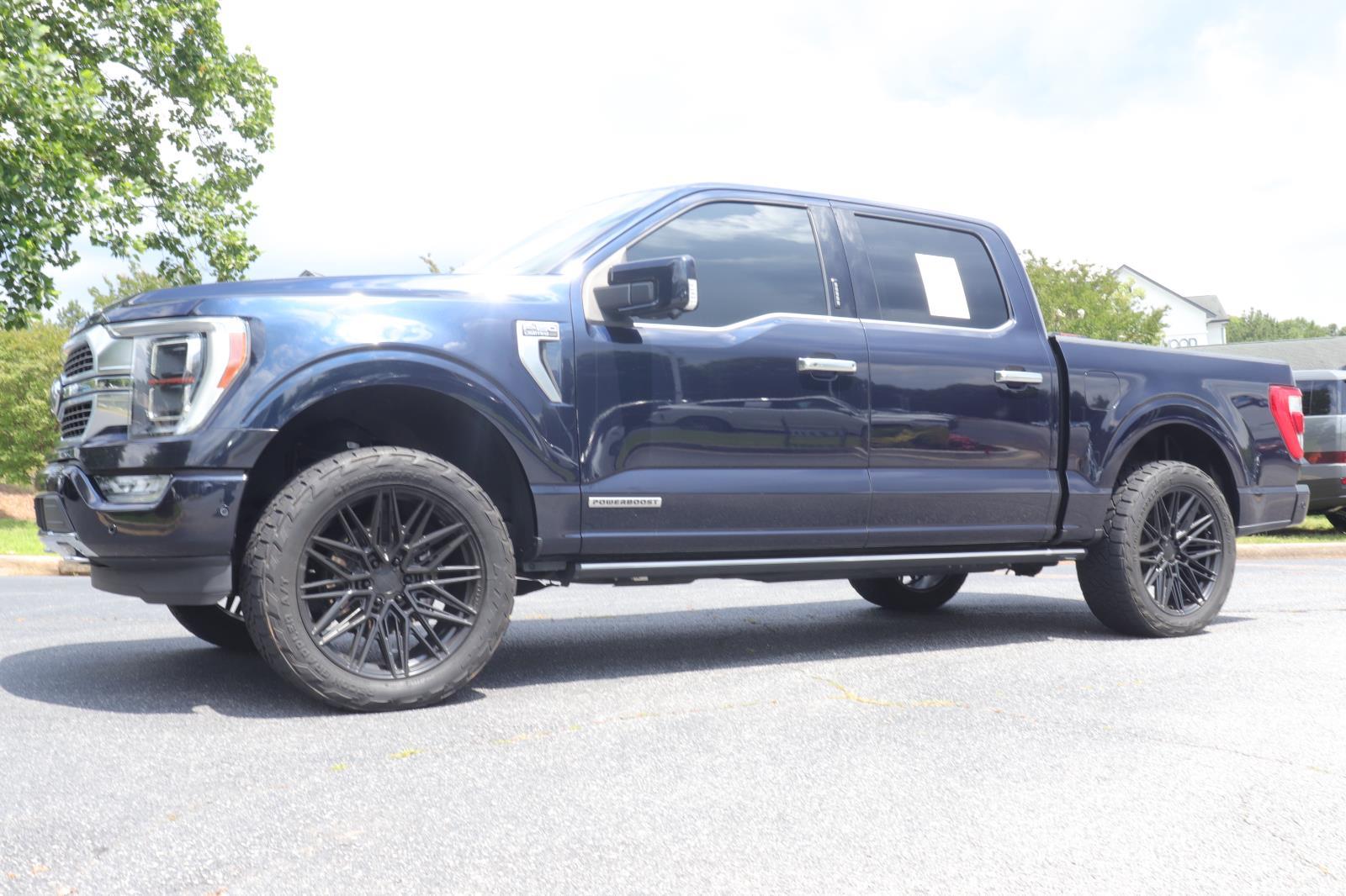 Antimatter Blue 2022 Ford F-150 Pickup Truck Four-Wheel Drive Automatic