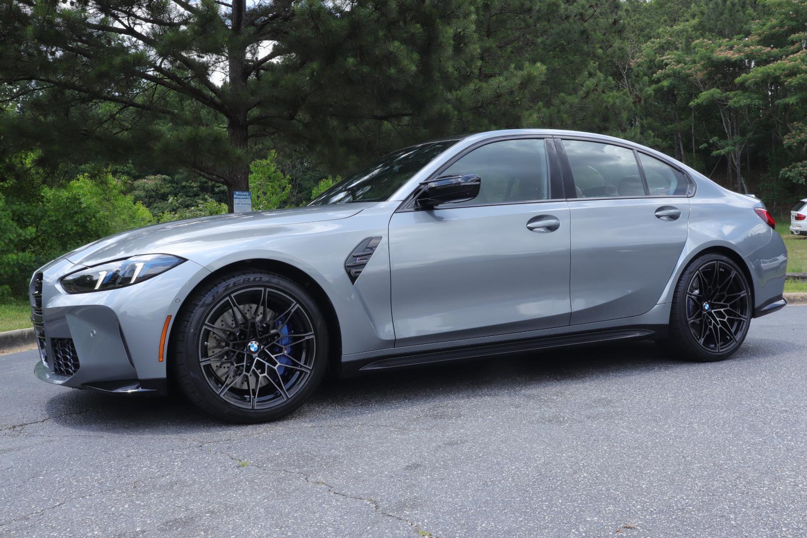Gray (Skyscraper Grey Metallic) 2027 BMW M3 Competition RWD Sedan Rear-Wheel Drive Automatic