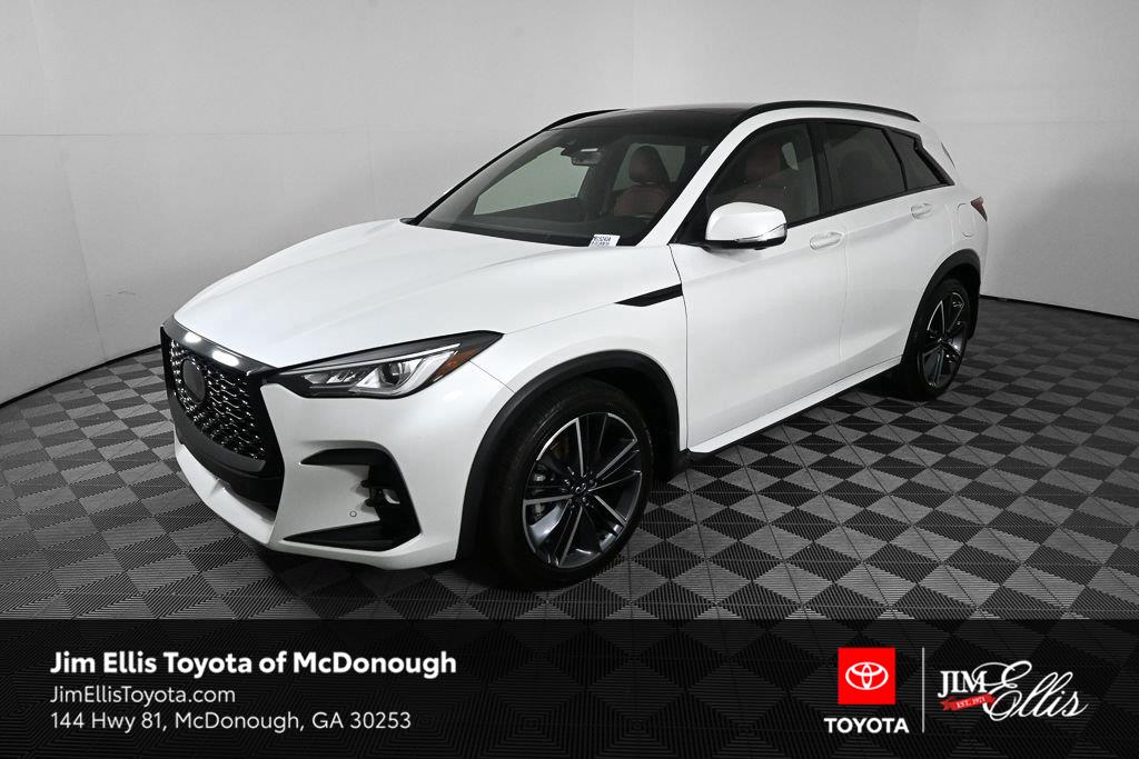 Radiant White 2023 INFINITI QX50 SUV / Crossover Front-Wheel Drive Continuously Variable Transmission