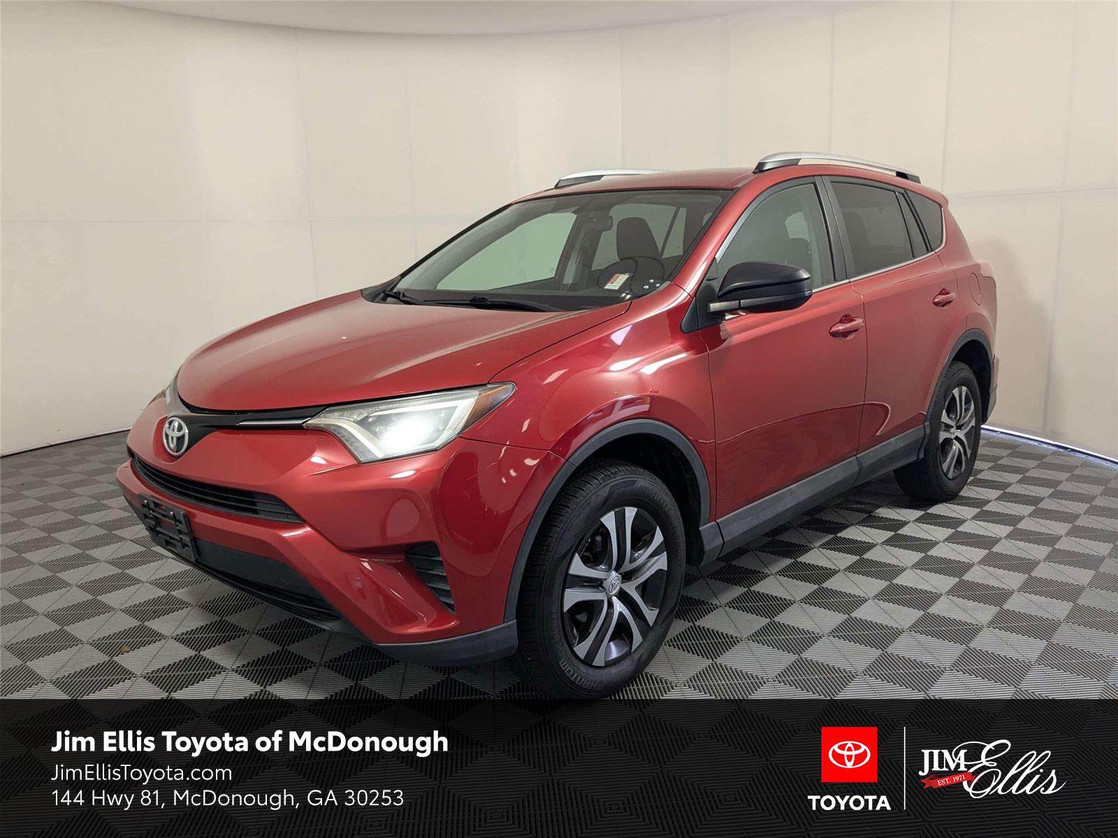 Barcelona Red Metallic 2016 Toyota RAV4 LE AWD SUV / Crossover All-Wheel Drive Automatic