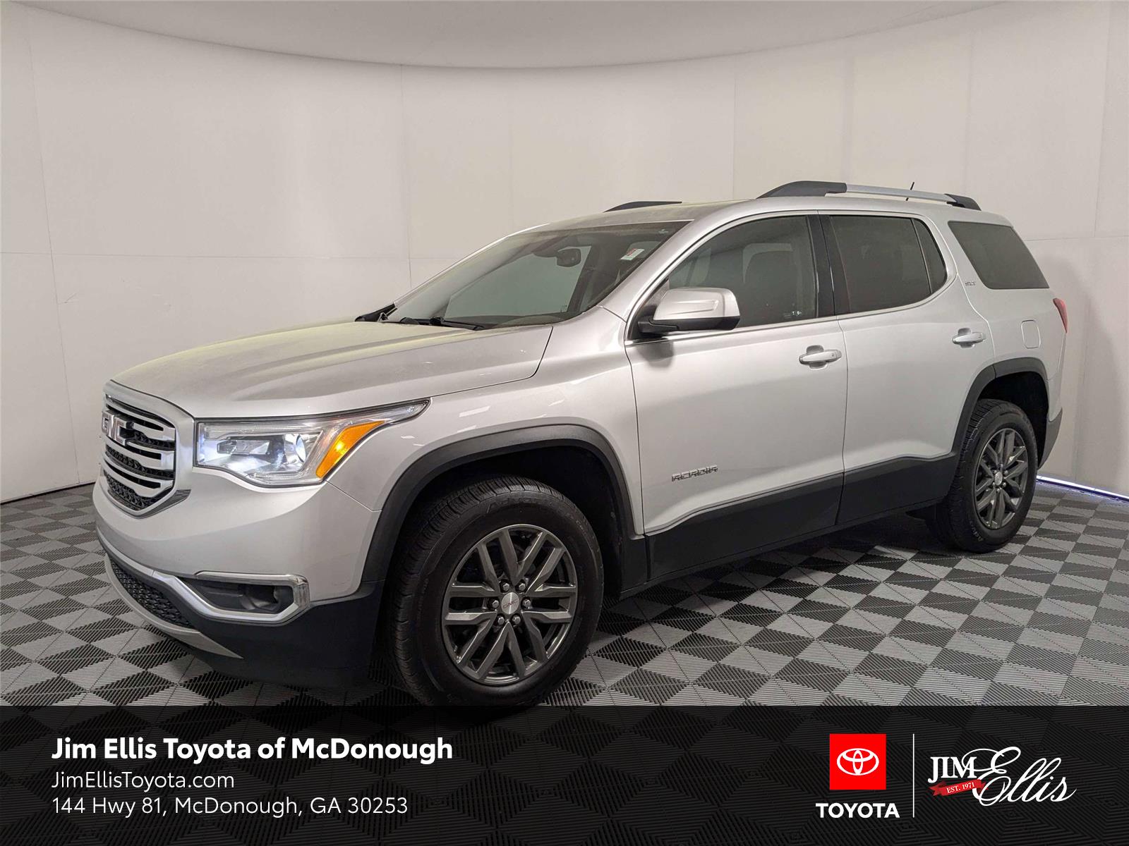 Quicksilver Metallic 2018 GMC Acadia SLT-1 FWD SUV / Crossover Front-Wheel Drive 6-Speed Automatic