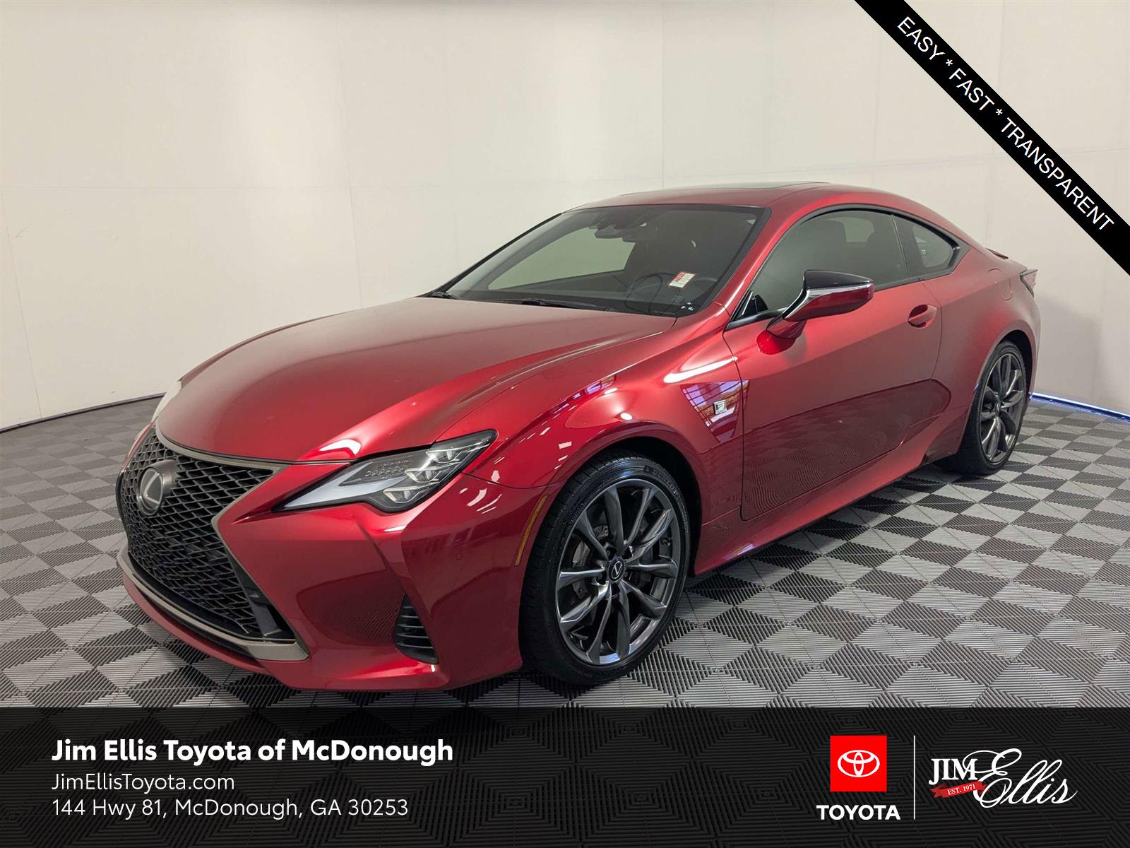 Infrared 2022 Lexus RC Coupe Rear-Wheel Drive Automatic