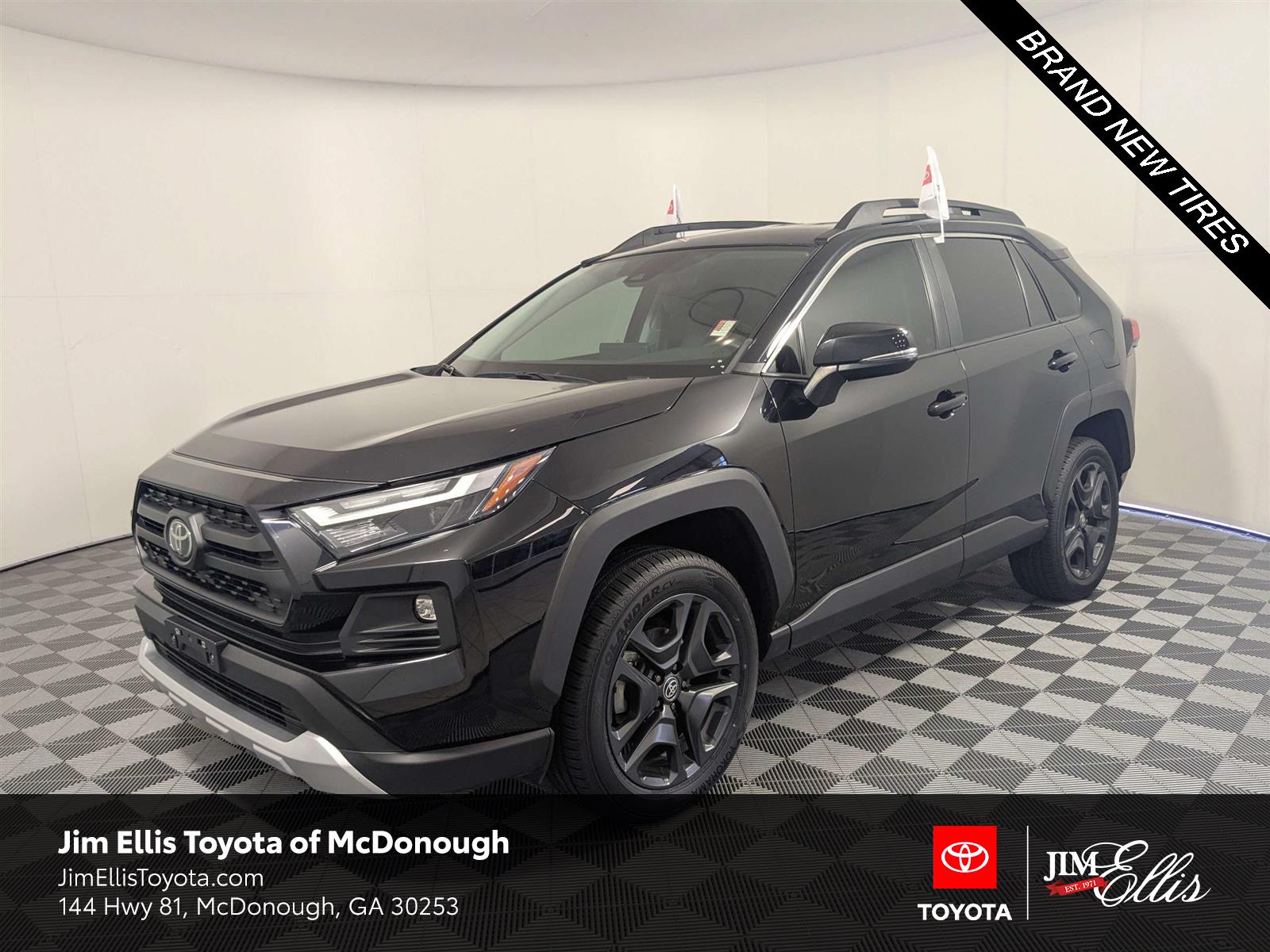 Midnight Black Metallic 2023 Toyota RAV4 SUV / Crossover All-Wheel Drive Automatic