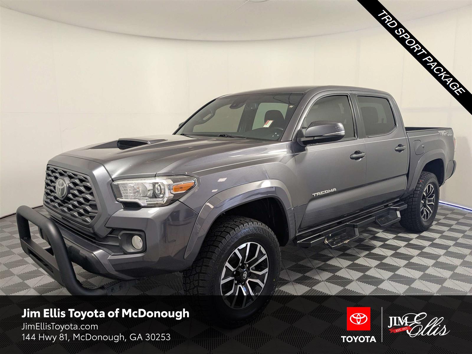 Magnetic Gray Metallic 2020 Toyota Tacoma Pickup Truck Four-Wheel Drive 6-Speed Automatic