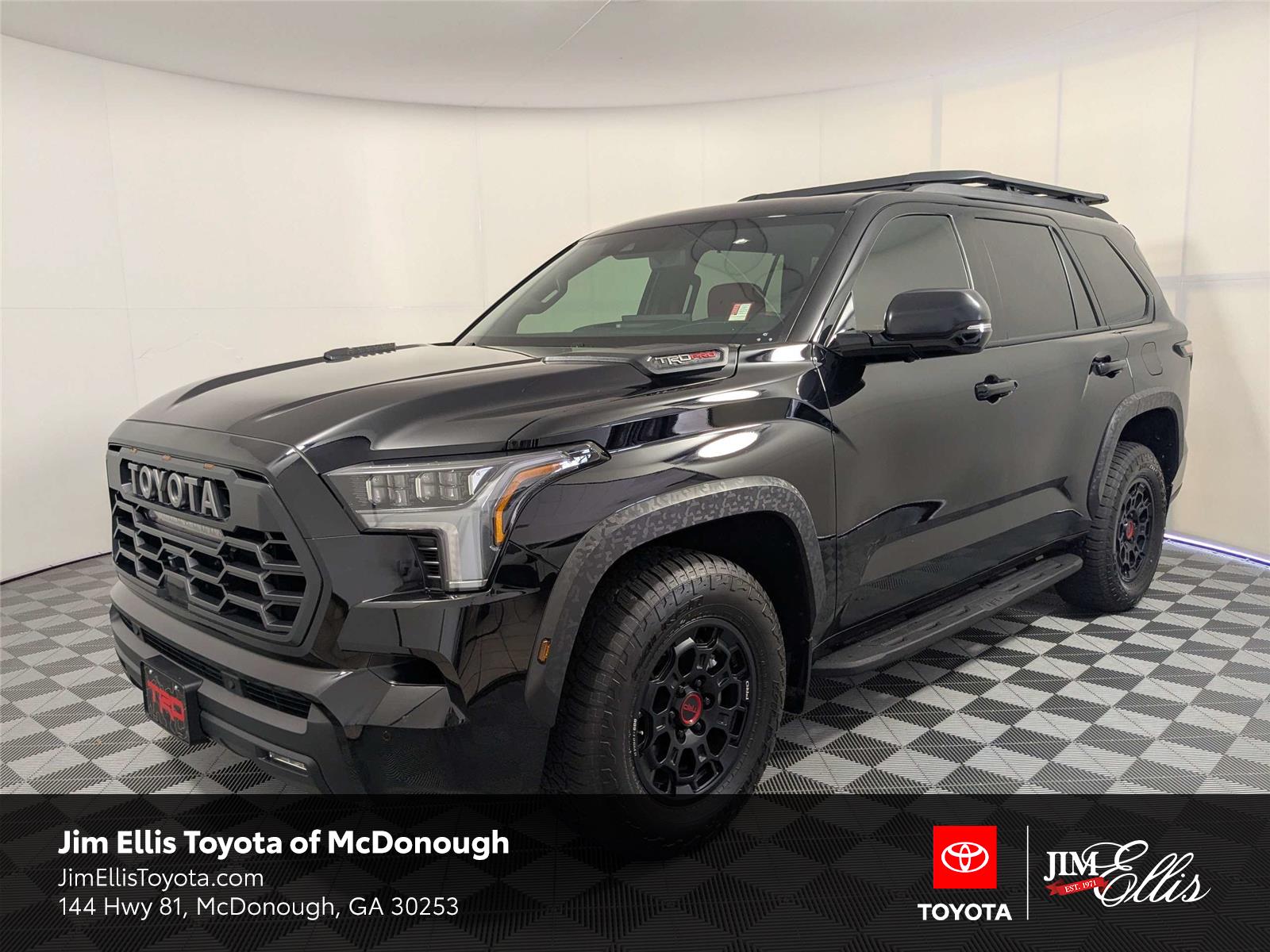 Midnight Black Metallic 2025 Toyota Sequoia SUV / Crossover Four-Wheel Drive Automatic