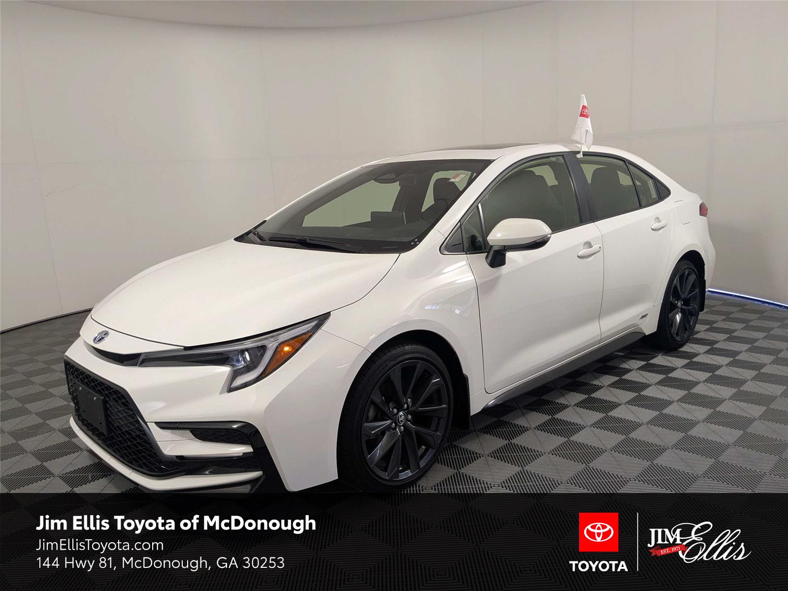 Ice Cap 2025 Toyota Corolla Hybrid Sedan All-Wheel Drive Continuously Variable Transmission