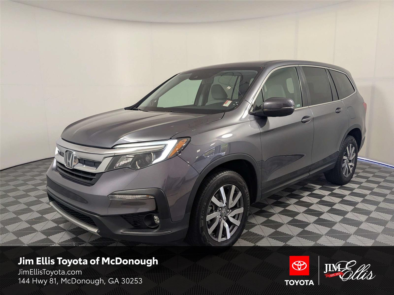 Gray (Modern Steel Metallic) 2022 Honda Pilot SUV / Crossover All-Wheel Drive 9-Speed Automatic