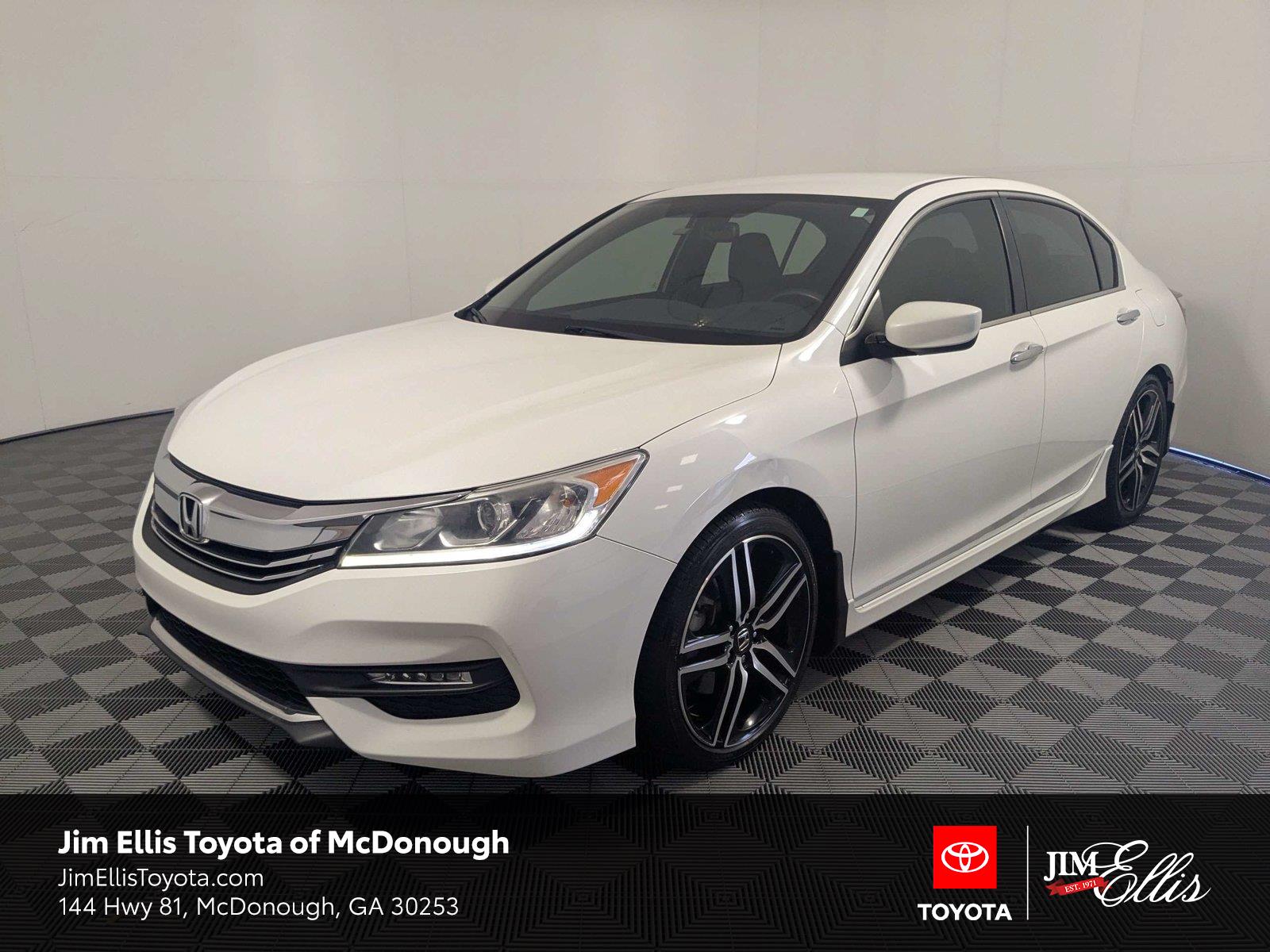 White Orchid Pearl 2017 Honda Accord Sedan Front-Wheel Drive Continuously Variable Transmission