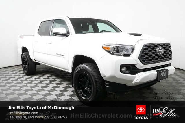 White 2022 Toyota Tacoma Pickup Truck Four-Wheel Drive 6-Speed Automatic