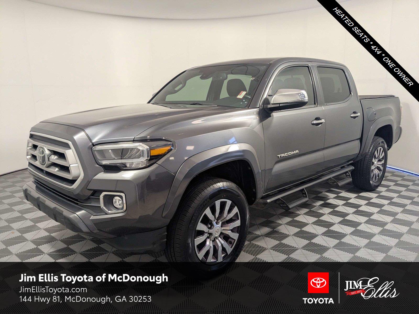 Magnetic Gray Metallic 2022 Toyota Tacoma Pickup Truck Four-Wheel Drive 6-Speed Automatic