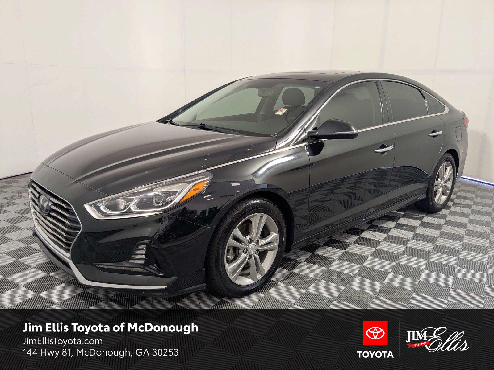 Phantom Black 2018 Hyundai Sonata Sedan Front-Wheel Drive Automatic